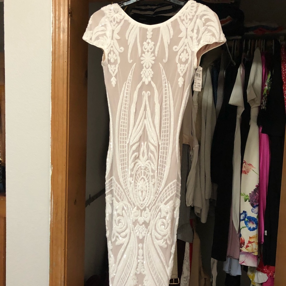 Sequined Midi Dress from “Dress the Population”